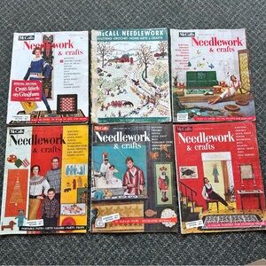 Vintage McCall Needlework & Crafts Magazines